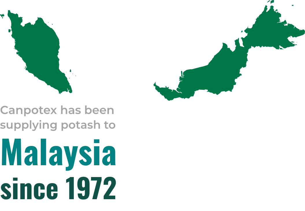 Canpotex has been supplying potash to Malaysia since 1972