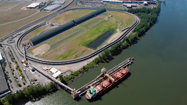 Portland Bulk Terminals aerial